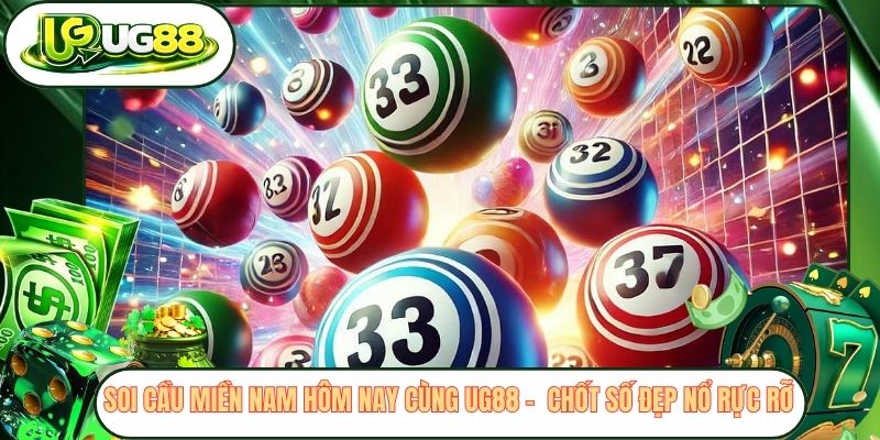 Soi Cầu Miền Nam Hôm Nay Cùng UG88 -  Chốt Số Đẹp Nổ Rực Rỡ