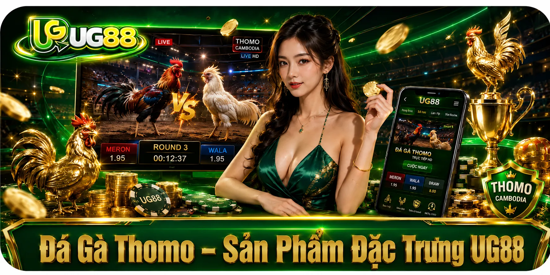 Đá Gà Thomo – Sản Phẩm Đặc Trưng UG8