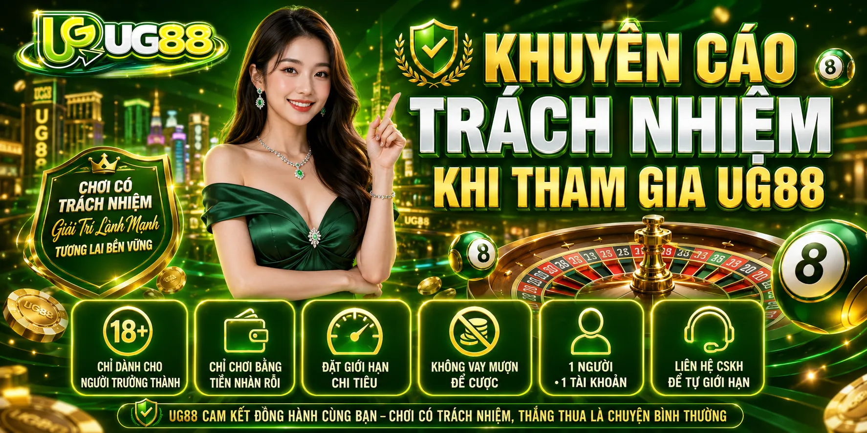 Khuyến Cáo Trách Nhiệm Khi Tham Gia UG88